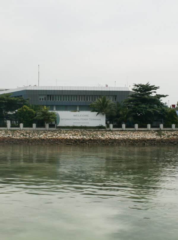 Batam Centre Ferry Terminal in Indonesia, with ferries to Singapore HarbourFront
